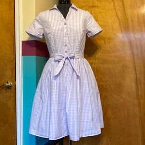 Isaac Mizrahi for Target gingham check shirtdress